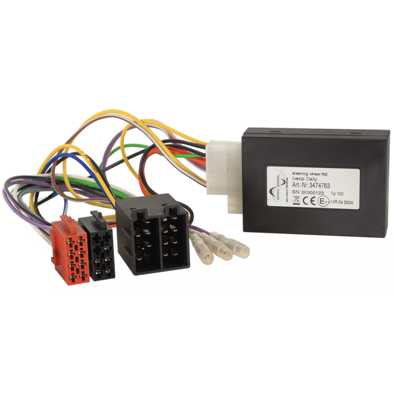 Speedsignal B-3474762 SWC Interface For Iveco Daily MK6 With Basic Single DIN 8 Pin ISO Radio