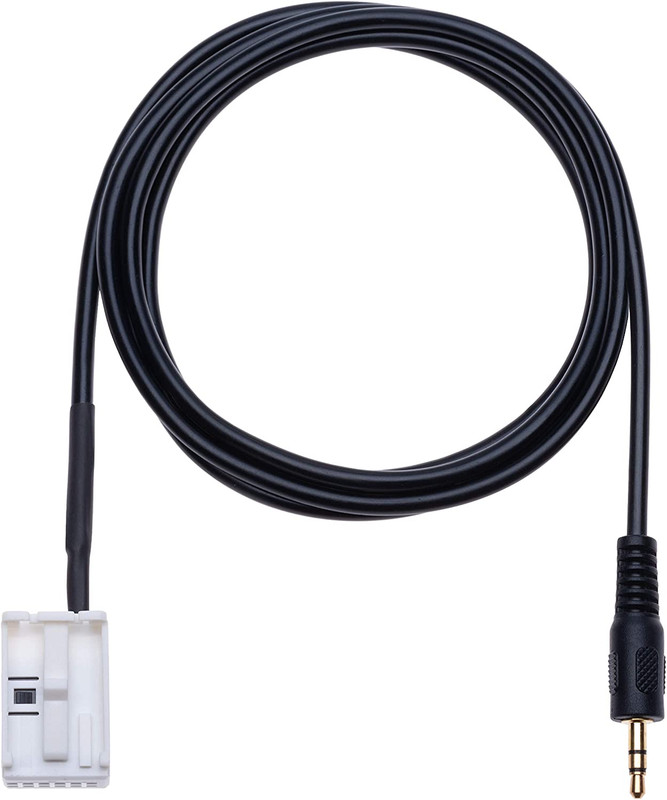 ATD AUX-24144 Stereo 3.5mm Male AUX Cable Adapter For BMW E39 E53 X5 E60 E61 12 Pin Insert