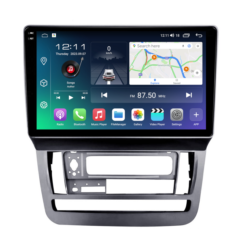 PBA TY2994A Android 9" 2K QLED Head Unit CarPlay GPS Radio For Toyota Alphard AH10 (2002-2004)