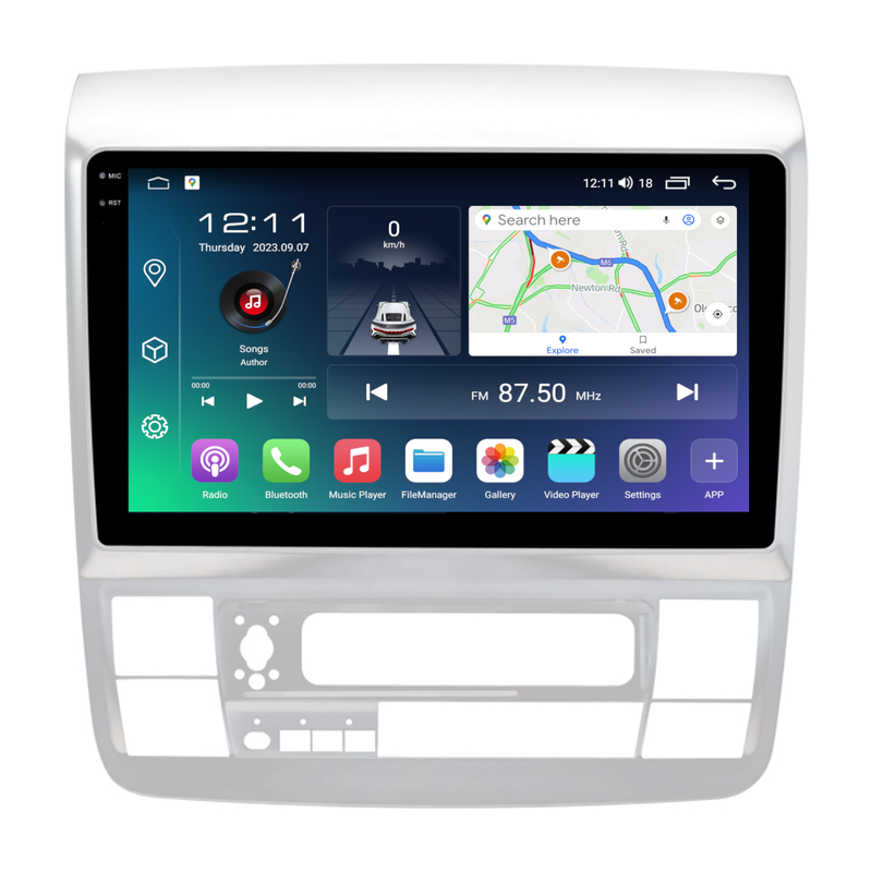 PBA TY2994B Android 9" QLED Head Unit CarPlay GPS Radio For Toyota Alphard AH10 (2005-2008)