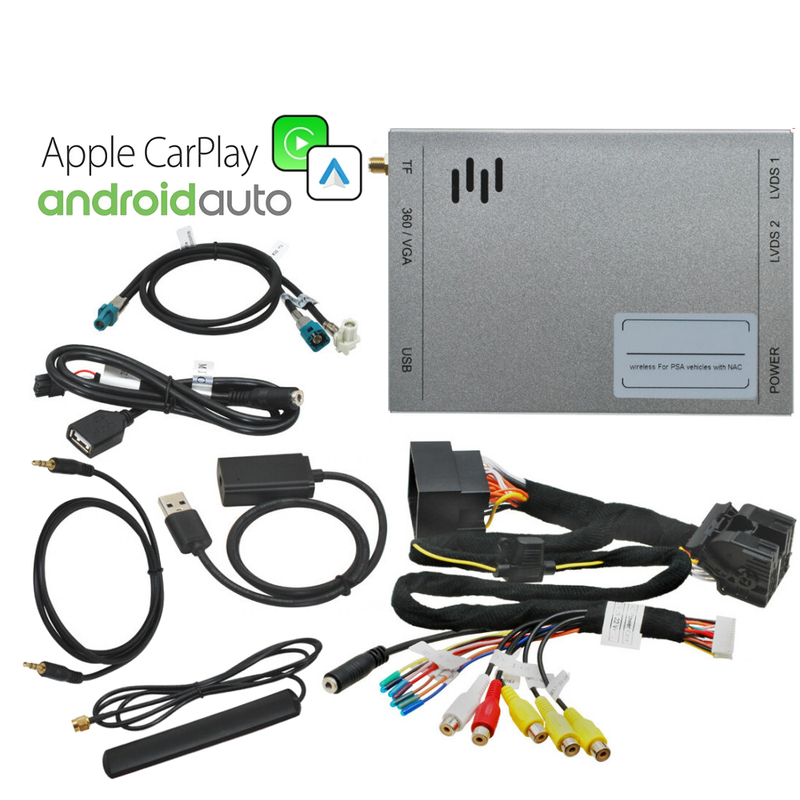 ATD SPI-77050 CarPlay Android Auto Camera Interface For 7/8" NAC Peugeot Citroen Vauxhall