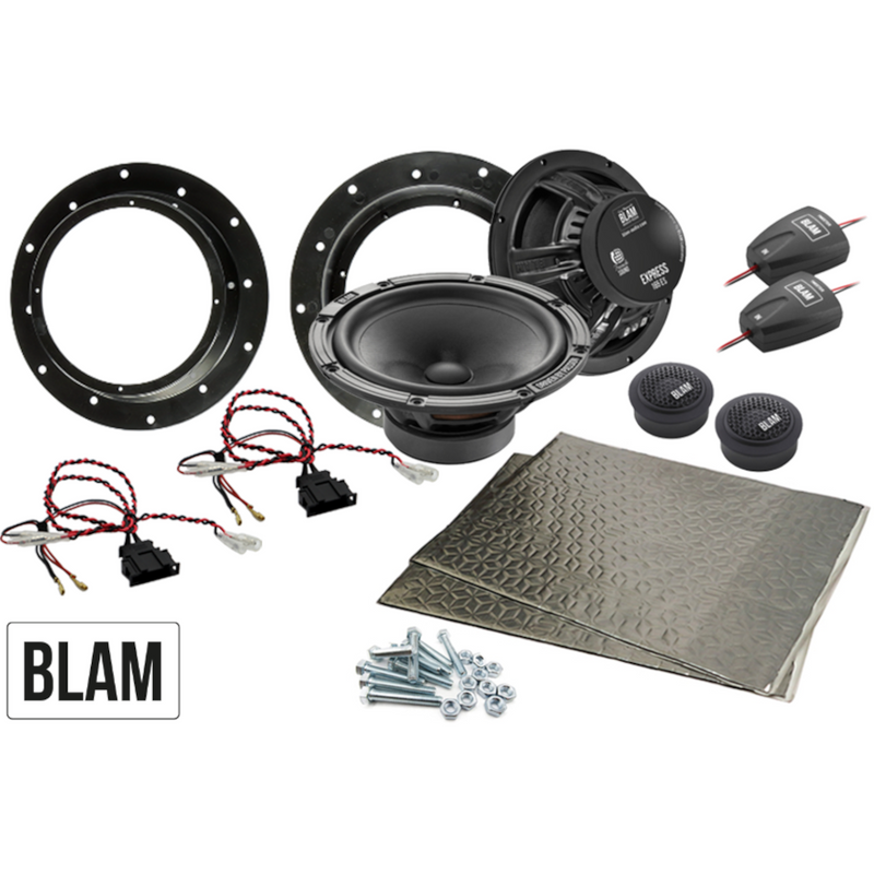BLAM EXPRESS Complete High Quality Speaker Upgrade Kit For Volkswagen Skoda 165mm