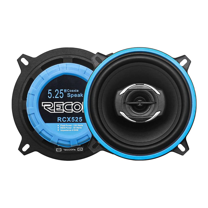 RECOIL RCX525 Echo Series 5.25" 2-Way Lightweight Durable Coaxial Speakers 130mm