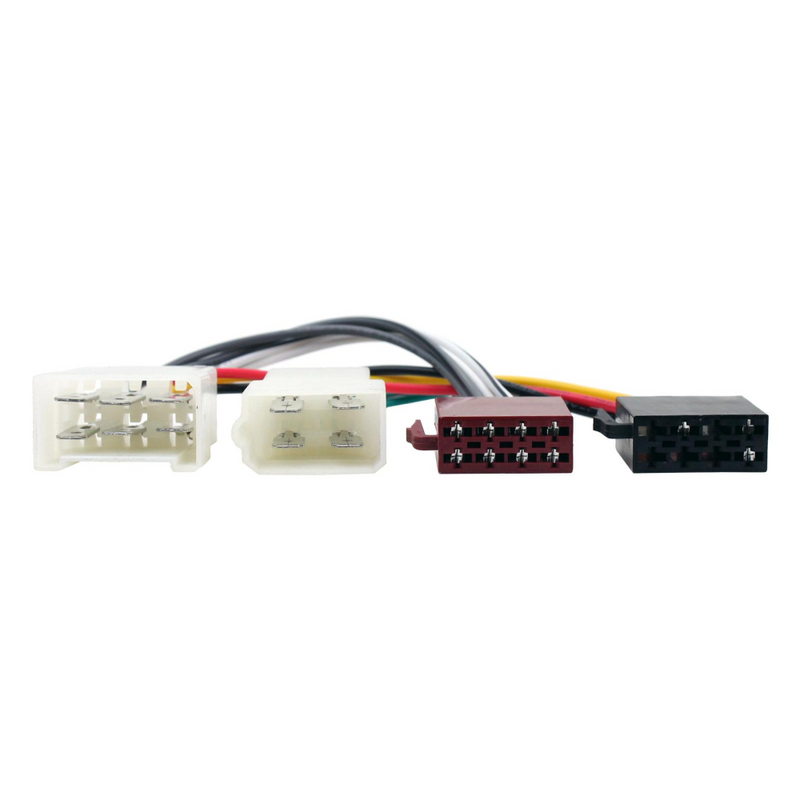 ATD ISO-12053 ISO Radio Harness Adaptor For Fiat Cinquecento Tipo White 6 Pin Plug (1993-2000)