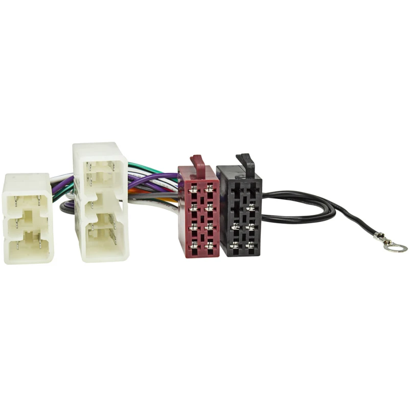 ATD ISO-12055 ISO Radio Harness Adaptor For Mitsubishi L200 Shogun With 16 Pin Plug (1987-2005)