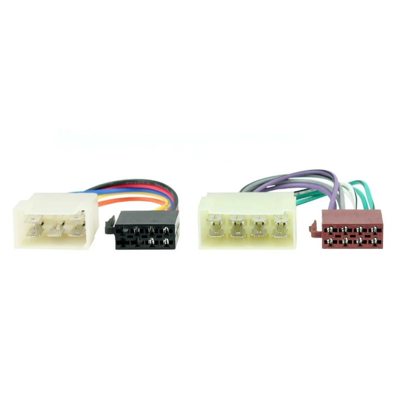 ATD ISO-12084 ISO Radio Harness Adaptor For Tata Models With Twin White Plug
