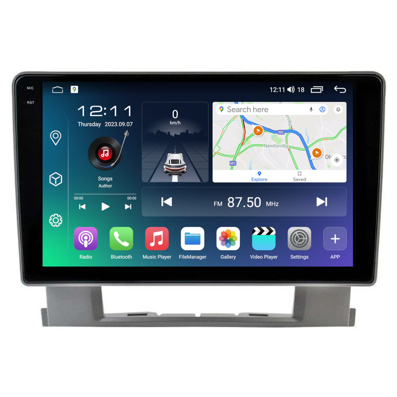 PBA VX2974A Android S10 2K QLED Head Unit CarPlay SatNav Radio For Vauxhall Astra J Mk6