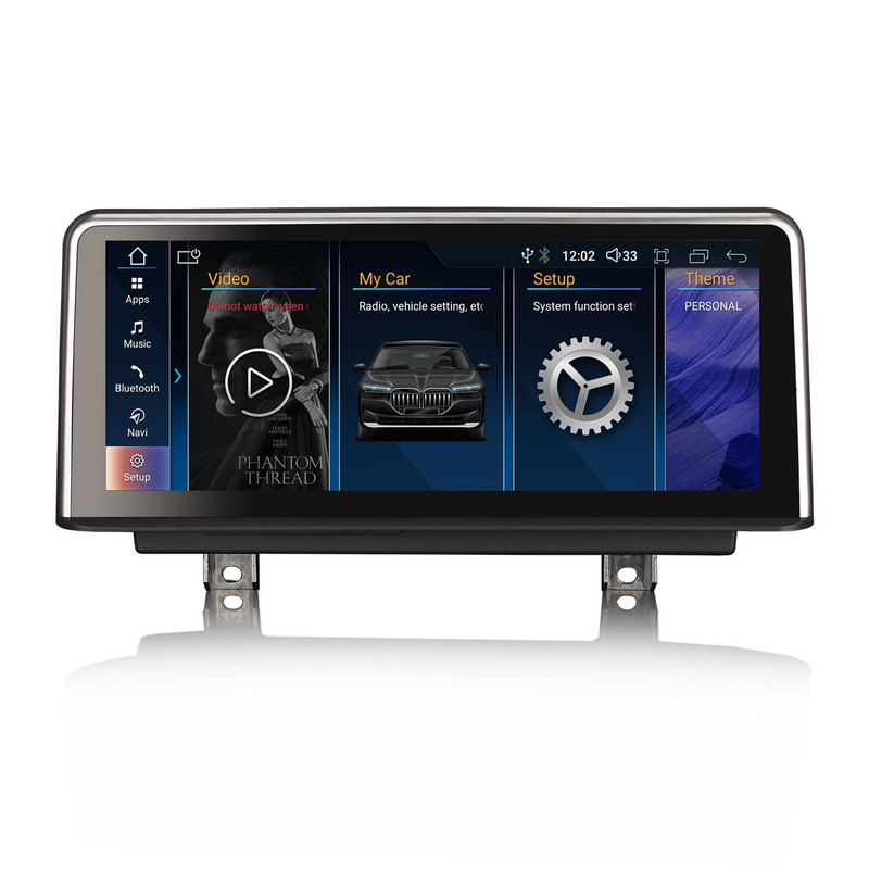 PBA 3330-NBT Android 10.25" ID8 CarPlay Auto IMAX Screen For BMW 3/4 Series F30 F32 With NBT