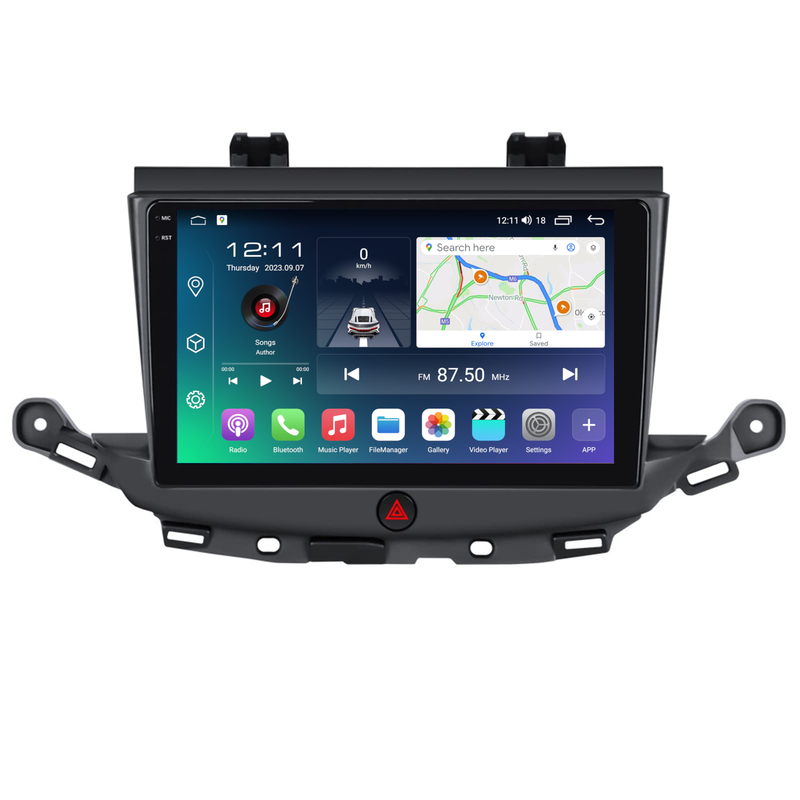 PBA VX2979 Android Auto & OS QLED Head Unit CarPlay SatNav Radio For Vauxhall Astra K MK7