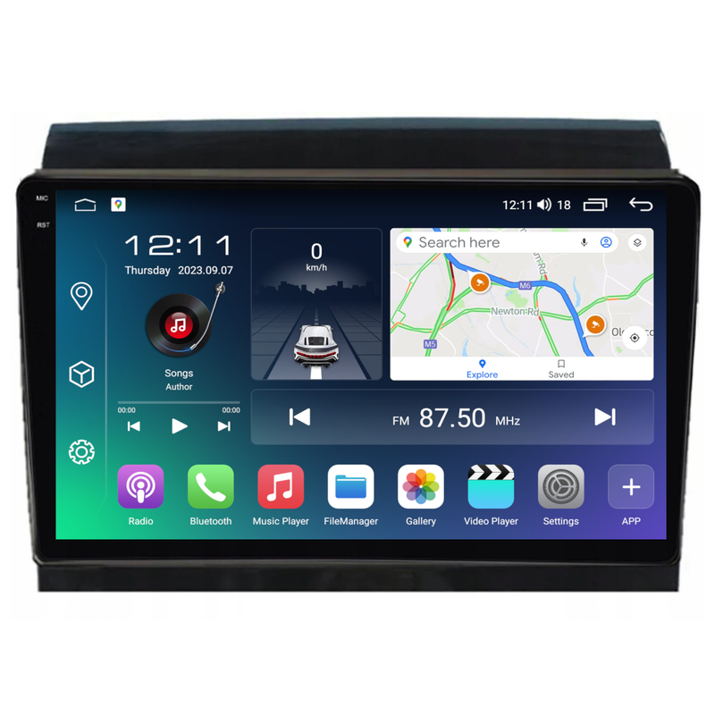 PBA FI2777A Android QLED Radio CarPlay Auto For X290 Citroen Relay Fiat Ducato Peugeot Boxer