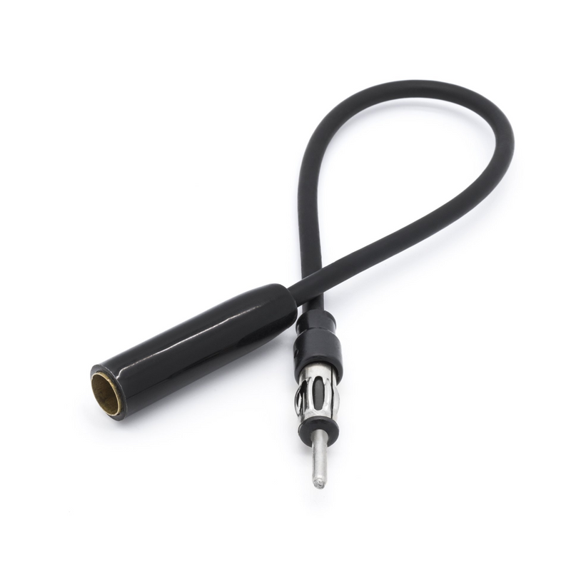 ATD CAA-13019 30cm Car Radio Aerial Antenna Adapter Extension Lead Cable DIN Plug To DIN Socket