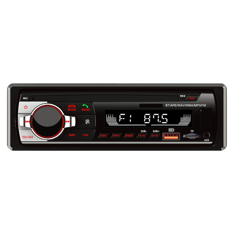 ITB HS520 Single DIN Short Chassis Mechless Head Unit With Dual USB Bluetooth AUX FM