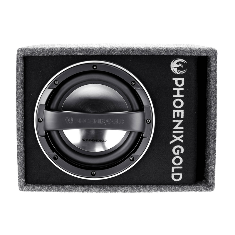Phoenix Gold Z110ABV2 10" (250mm) Active 200W Car Subwoofer With Class A/B Amplifier