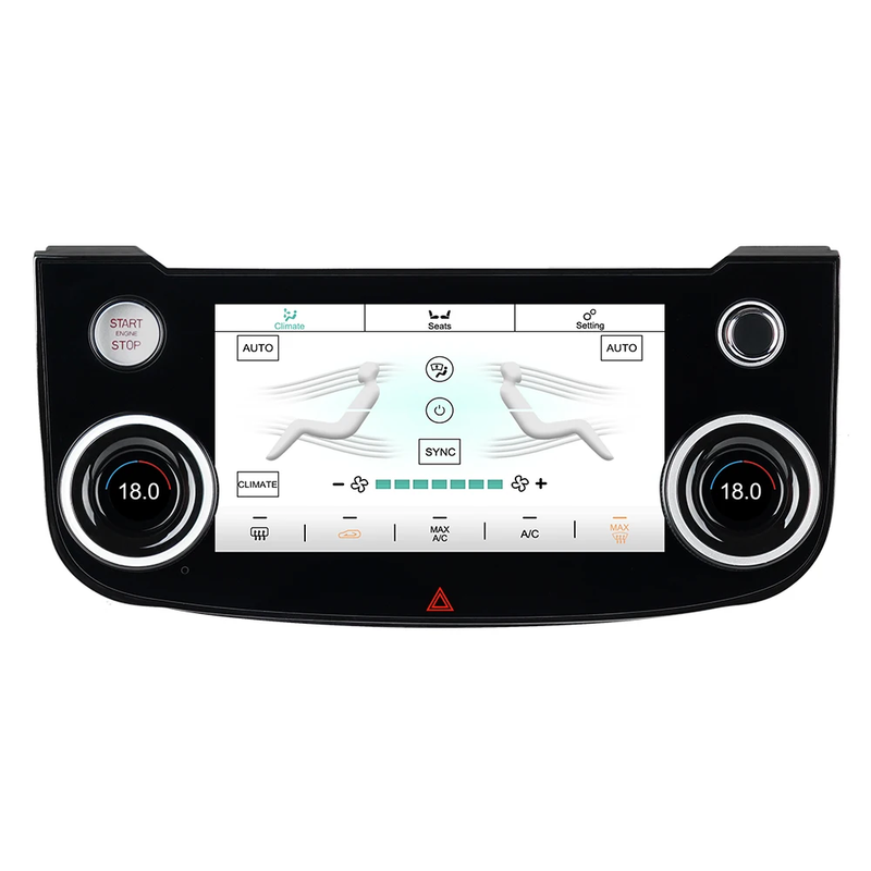 PBA ACP-42013 IPS Digital AC Air Conditioning Panel For Jaguar XE XEL XF XFL F-PACE (2015-2020)