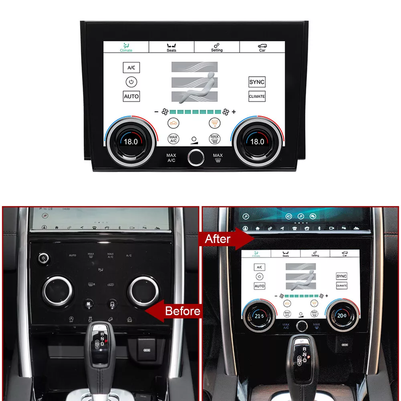 Pba Panel PBA ACP-42018 IPS Digital AC Air Conditioning Panel For Land Rover ...