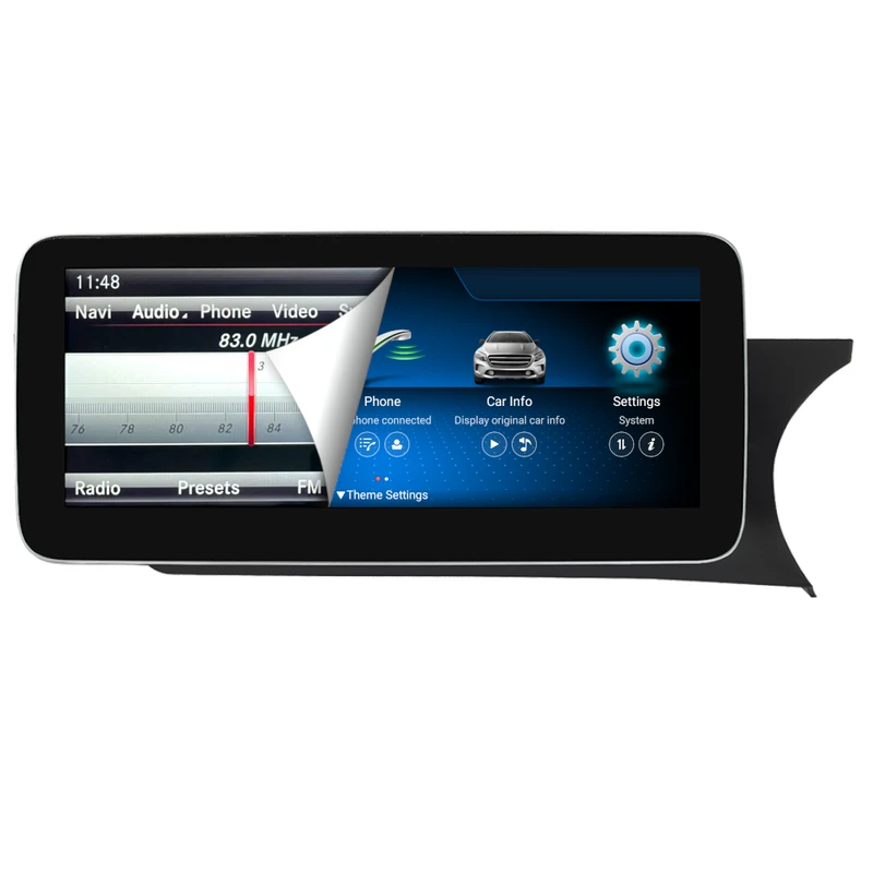 PBA C65R Android Auto CarPlay AUX 12.3" Screen For Mercedes C-Class W204 S204 With NTG4.5