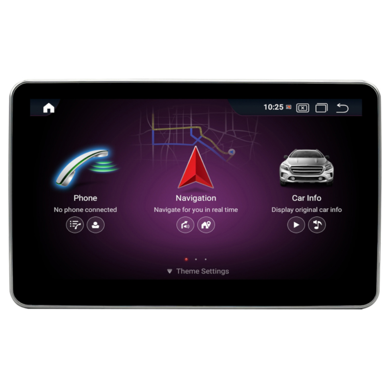 PBA S57R Android Auto CarPlay AUX 9" IPS Screen For Mercedes SL SLC SLK SLS R231 With NTG5.0