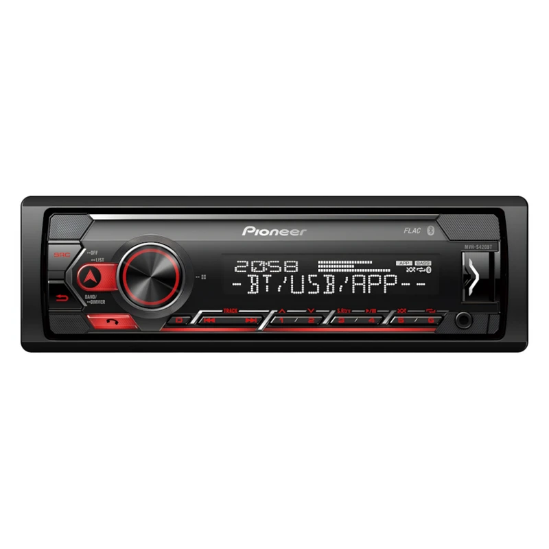 Pioneer MVH-S420BT Single Din Short Chassis Car Stereo Head Unit with Bluetooth USB AUX