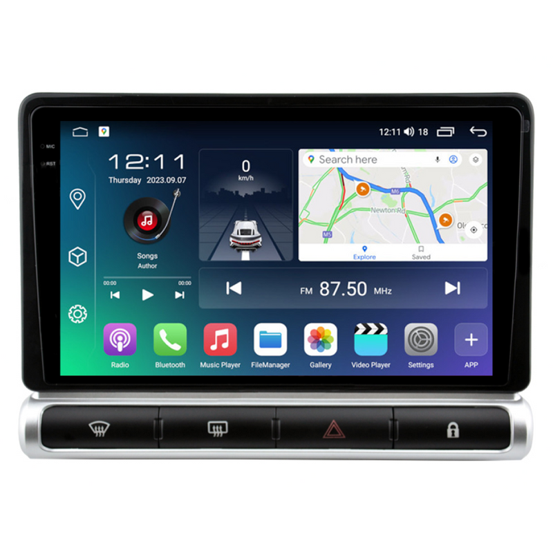 PBA CT2443C Android S10 QLED Head Unit CarPlay Auto Nav GPS For Citroen C3 (2016-2023)