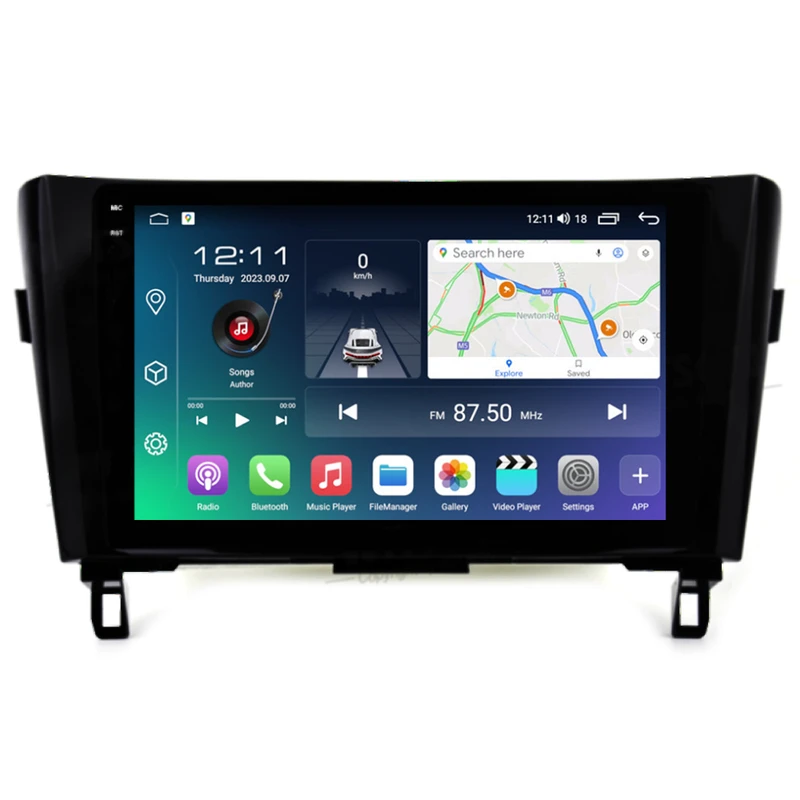 PBA NS2004C Android S10 QLED Head Unit CarPlay Auto GPS For Nissan Qashqai X-Trail (2013-2021)