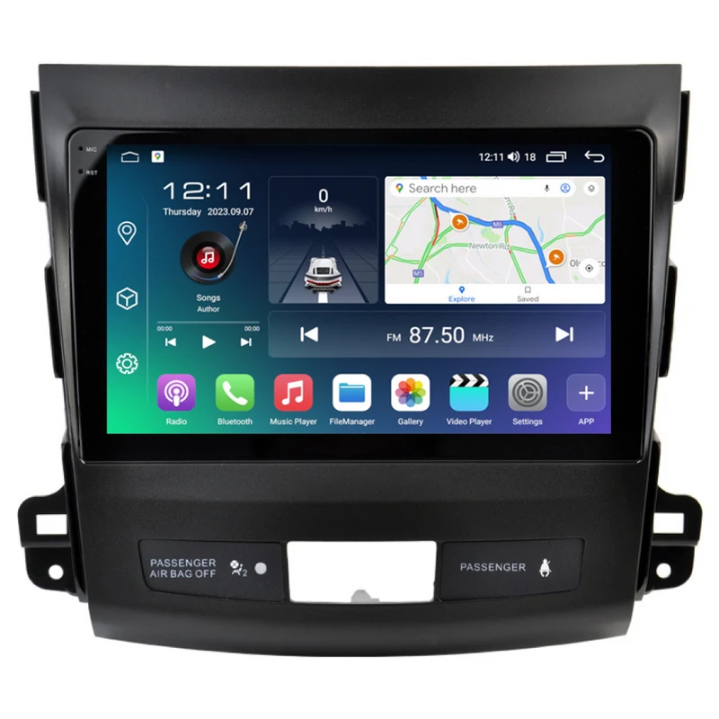 PBA PG2852C Android S10 QLED Head Unit CarPlay Auto Nav GPS For Peugeot 4007 (2006-2012)