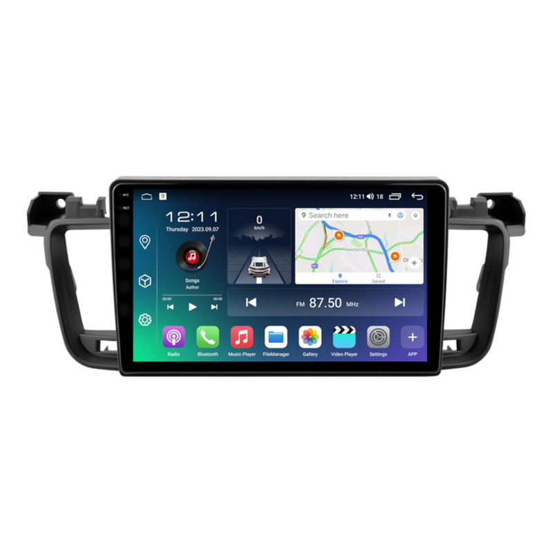 PBA PG2432B Android S10 QLED Head Unit CarPlay Auto Nav GPS For Peugeot 508 (2010-2018)
