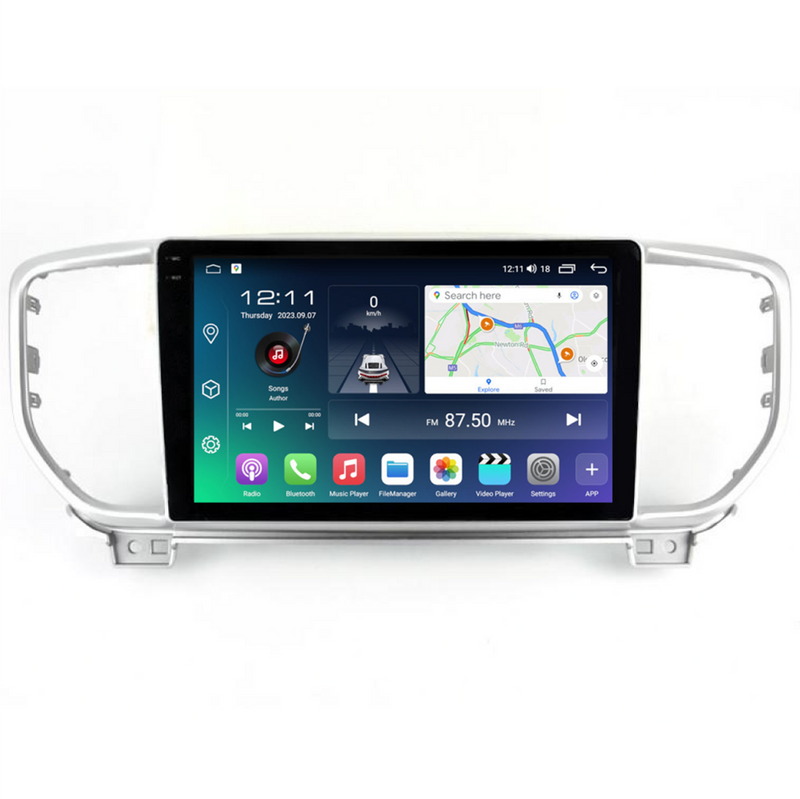 PBA KI2600A Android S10 QLED Head Unit CarPlay Auto Nav GPS For Kia Sportage (2018-2021)