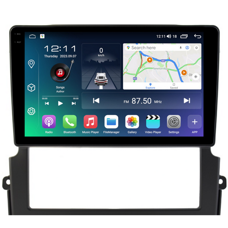 PBA KI2537A Android S10 QLED Head Unit CarPlay Auto Nav GPS For Kia Sorento (2002-2011)