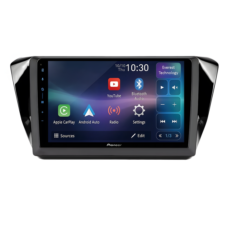 Pioneer SPH-PF97BT Perfect Fit SK05 9" Head Unit CarPlay BT FM For Skoda Superb (2016-2024)