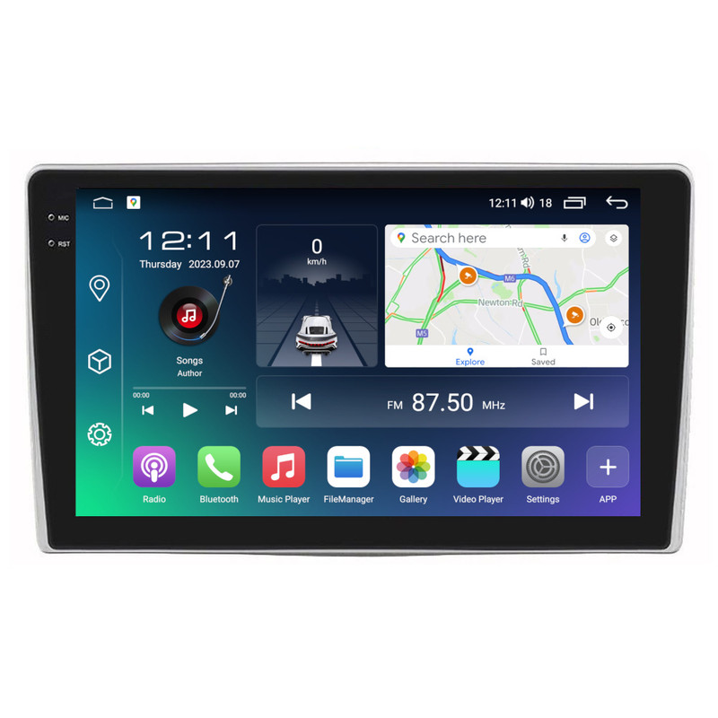 PBA AR1654A Android 2K QLED Head Unit CarPlay Auto GPS Radio For Alfa Mito (ISO Basic)