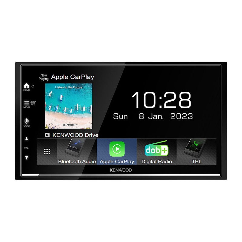 Kenwood DMX7722DABS 6.8" Double DIN Head Unit With CarPlay Android Auto DAB Radio