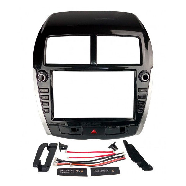 ATD RFP-52104 Perfect Fit 9" Radio Fascia Frame For Citroen Mitsubishi ASX Peugeot 4008 C4
