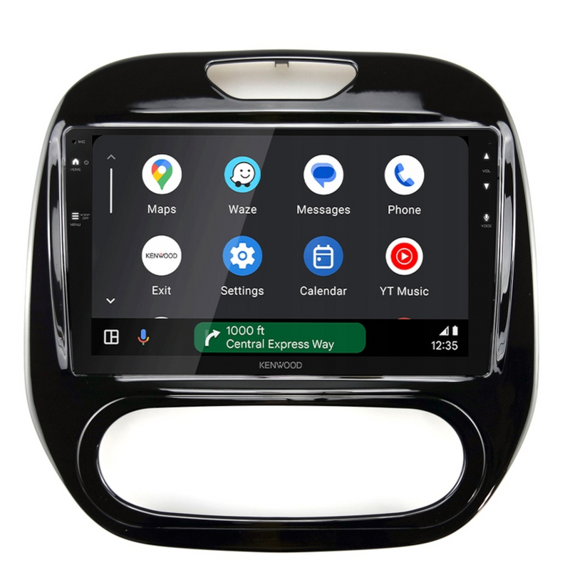 Kenwood DMX80AXS Perfect Fit 9" Radio Android Auto & CarPlay For Renault Captur (2013-2017)