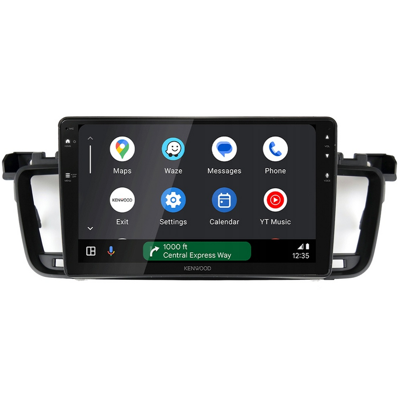 Kenwood DMX80AXS Perfect Fit 9" Radio Android Auto & CarPlay For Peugeot 508 (2011-2017)