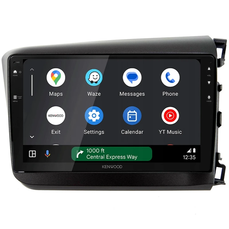 Kenwood DMX80AXS Perfect Fit 9" Radio Android Auto & CarPlay For Honda Civic Mk9 (2012-2015)