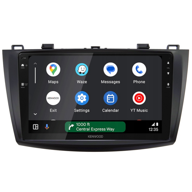 Kenwood DMX80AXS Perfect Fit 9" Radio Android Auto & CarPlay For Mazda 3 Mk2 (2009-2013)