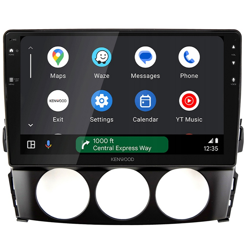 Kenwood DMX80AXS Perfect Fit 9" Radio Android Auto & CarPlay For Mazda MX-5 (2009-2015)