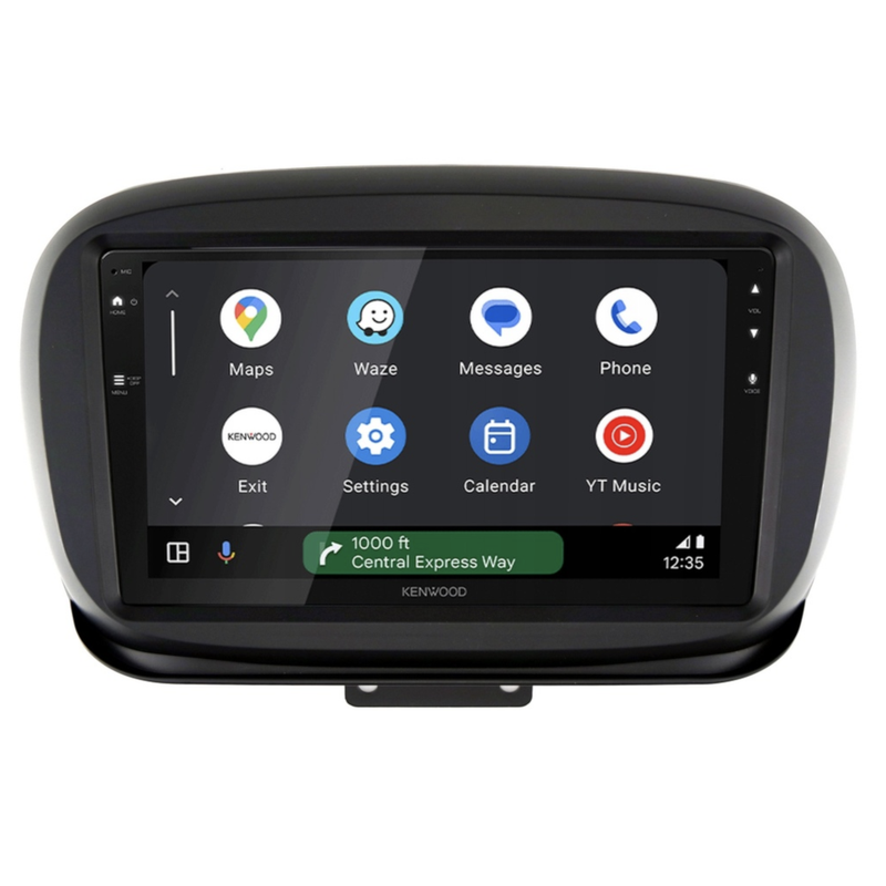 Kenwood DMX80AXS Perfect Fit 9" Radio Android Auto & CarPlay For Fiat 500X (2014-2019)