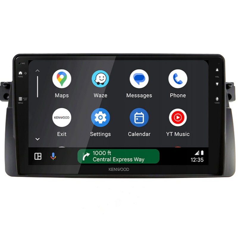 Kenwood DMX80AXS Perfect Fit 9" Radio Android Auto & CarPlay For BMW 3 Series (1998-2007)