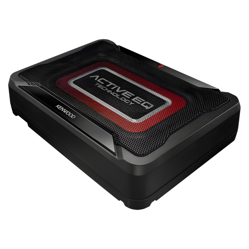 Kenwood KSC PSW7EQ Compact Powered Under Seat Subwoofer 160W With Class D Amplifier