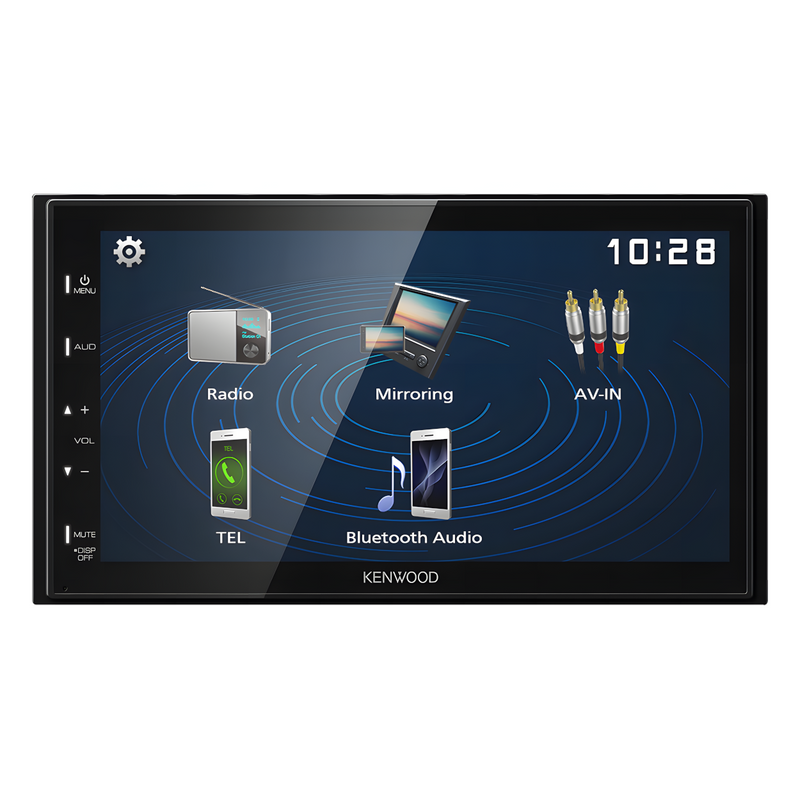 Kenwood DMX-129BT Double DIN Head Unit With 6.8" Screen Bluetooth Mirroring USB Radio