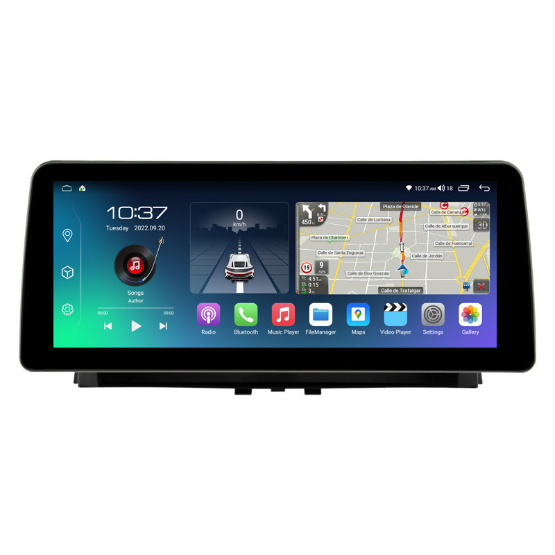 PBA VX9433B 12.3" Android QLED CarPlay Radio For Vauxhall Combo E Peugeot Partner Berlingo