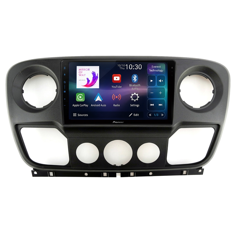 Pioneer SPH-PF97BT Perfect Fit CarPlay Android Auto 9" Radio For NV400 Master & Movano B v1