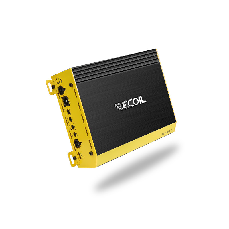 Recoil RL1000.1 L-3 Series Mono Block Car Audio Amplifier 1000 Watts RMS Competition Bass