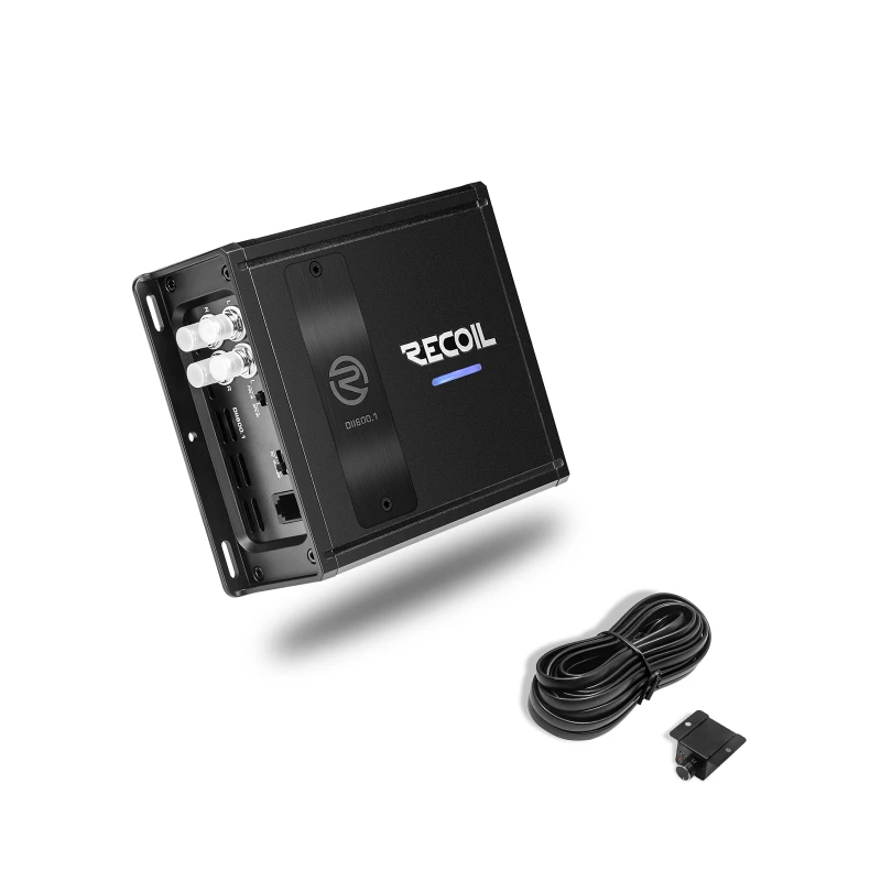 Recoil DII600.1 Ultra Compact Class-D Mono Car Amplifier 600 Watts RMS / 1,200 Watts Max