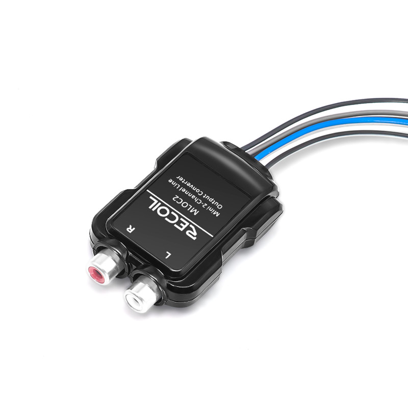 Recoil MLOC2 2-Channel Smart Micro Line Output Converter 10v RCA Output 12V Remote Turn-On