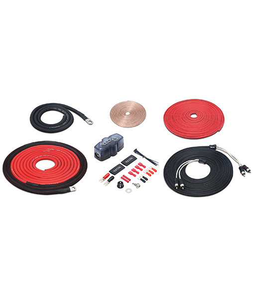Recoil PCK8 Premium 8AWG OFC Complete Amplifier Wiring Kit With Mini-ANL Fuse Holder