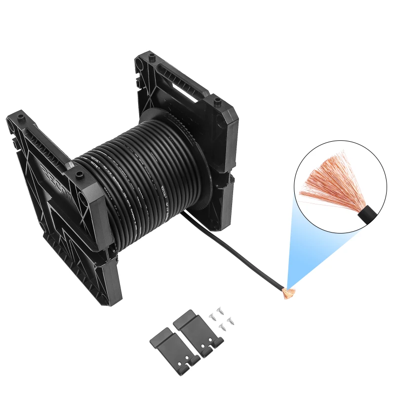 Recoil PG10-250 Premium 10 Gauge Ground Wire Copper with Flexible PVC Jacket Spool