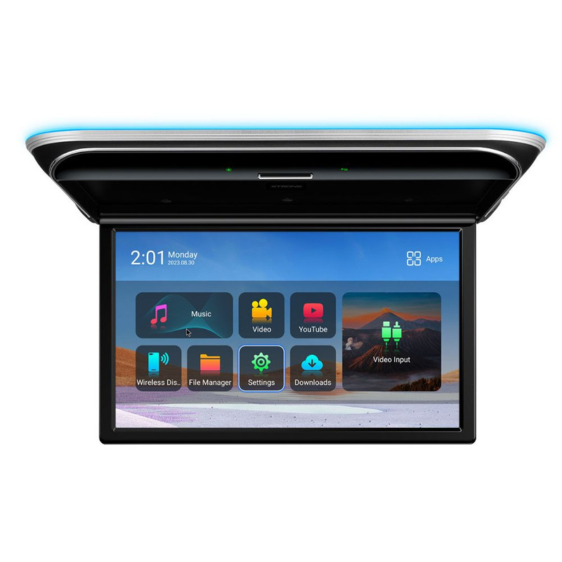Xtrons CM179AS 17.3" Android Car Roof Mounted Monitor Full HD IPS Backseat Player