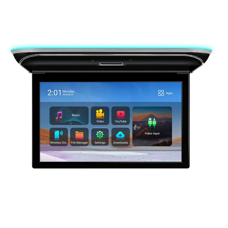 Xtrons CM158TAS 15.6" Android Car Roof Mounted Monitor Full HD Touchscreen IPS Player